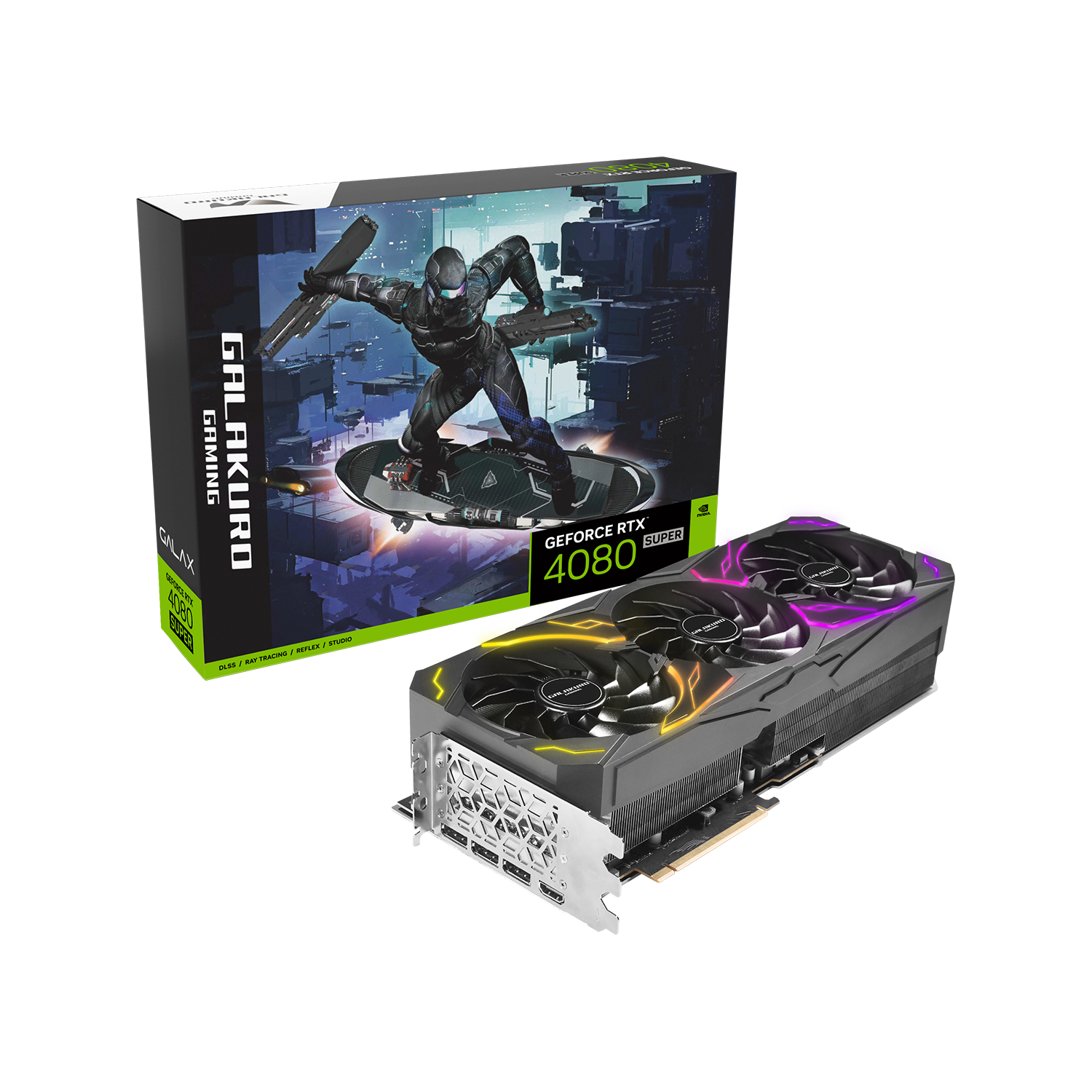 玄人志向 GALAKURO GAMING NVIDIA GeForce RTX 4080 Super 搭載 グラフィックボード GG-RTX4080SP-E16GB/OC/TP