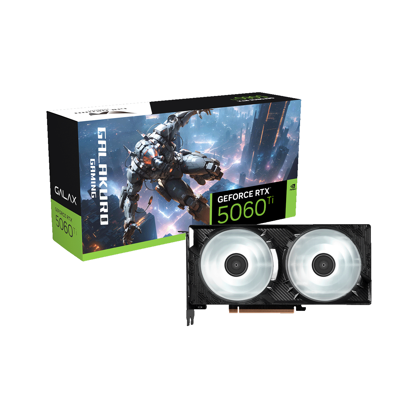 NVIDIA GeForce RTX5060Ti GDDR7 16GBメモリ搭載　GG-RTX5060Ti-E16GB/OC/DF