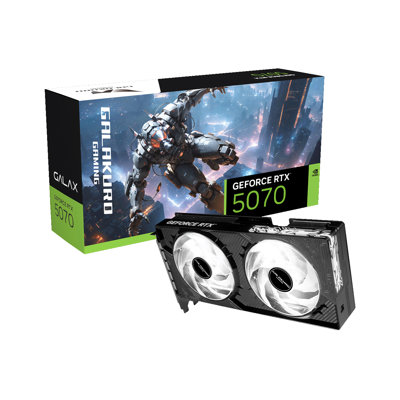 玄人志向 NVIDIA GeForce RTX5070 GDDR7 12GBメモリ搭載 GG
