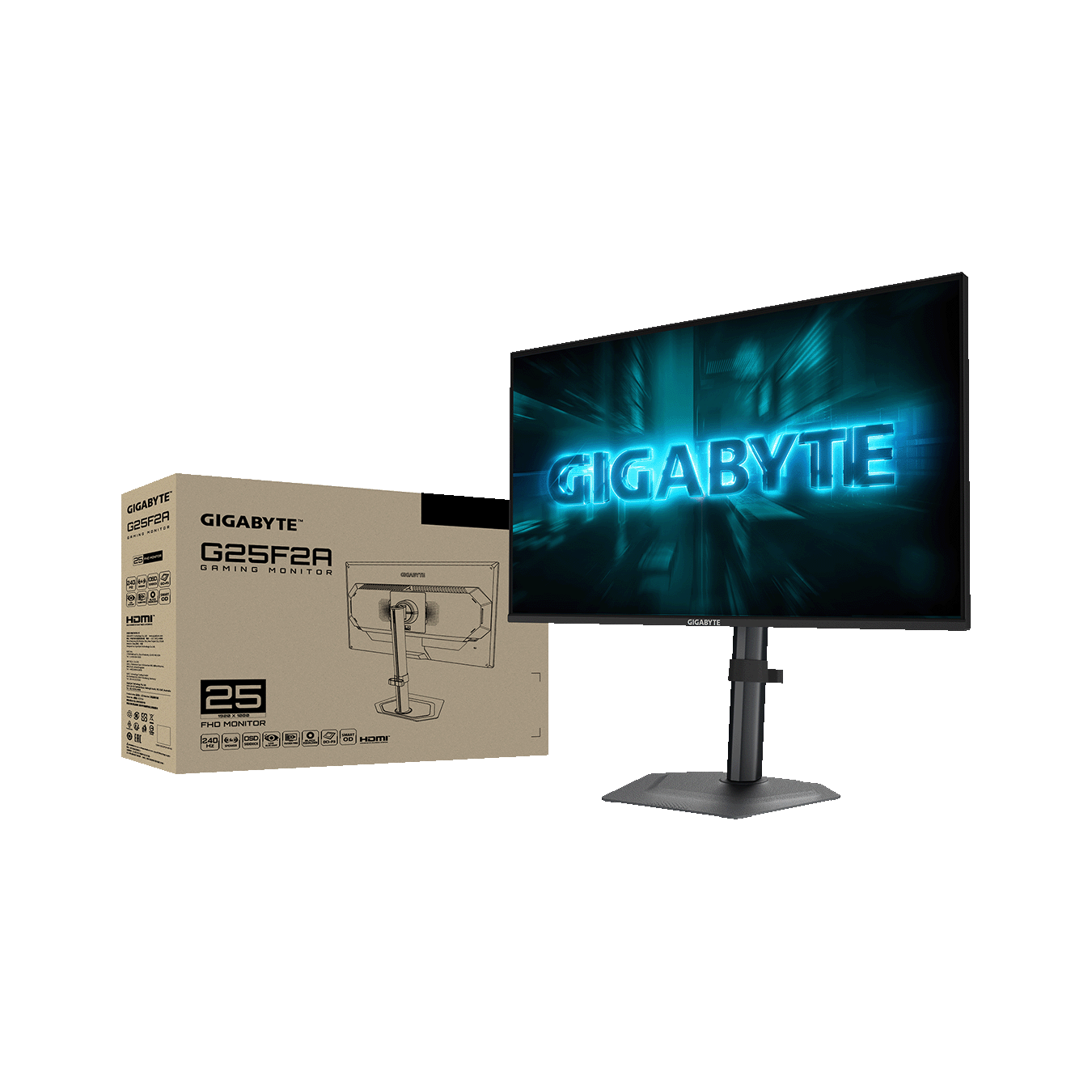 GIGABYTE G25F2A 25インチ ゲーミングモニター（240Hz） GIGABYTE G25F2A | GIGABYTE G25F2A | GIGABYTE(ギガバイト) 24.5