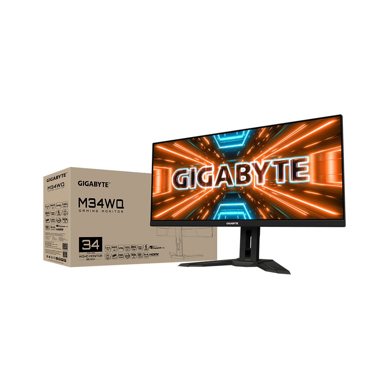 GIGABYTE M34WQ 34インチ