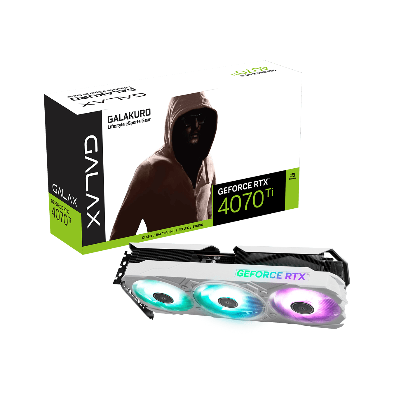 GK-RTX4070Ti-E12GB/WHITE/TP2 | GK-RTX4070Ti-E12GB/WHITE/TP2 | 玄人 ...