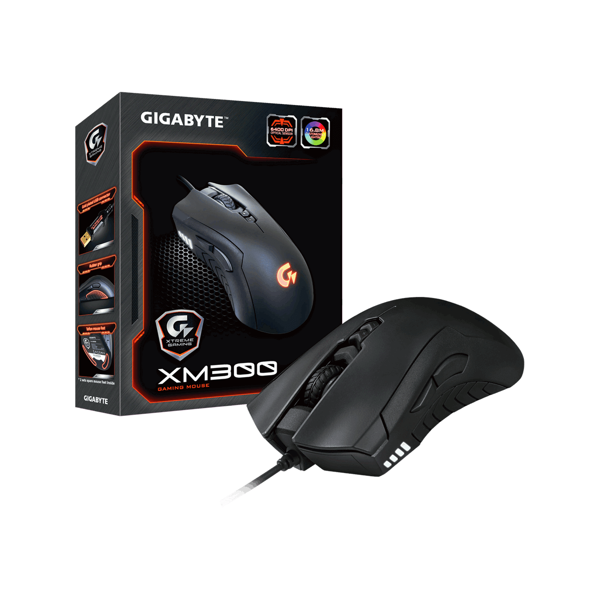 GM-XM300 | GIGABYTE ゲーミングマウス | CFD販売株式会社 CFD Sales INC.