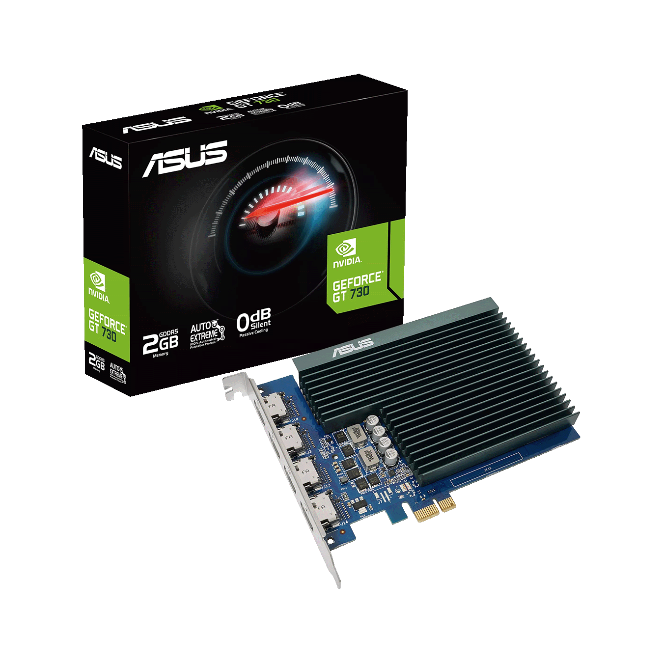 ASUS(エイスース) NVIDIA GeForce GT 730 搭載 グラフィックボード　GT730-4H-SL-2GD5