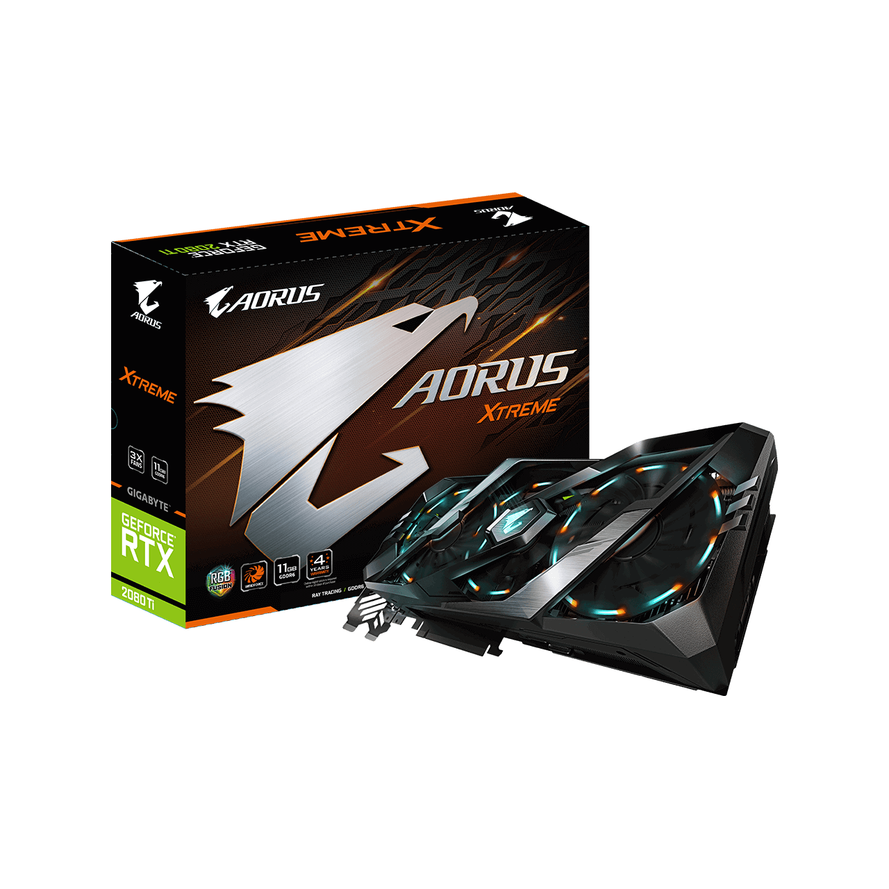 GV-N208TAORUS X-11GC | GIGABYTE NVIDIA GEFORCE RTX 2080 Ti