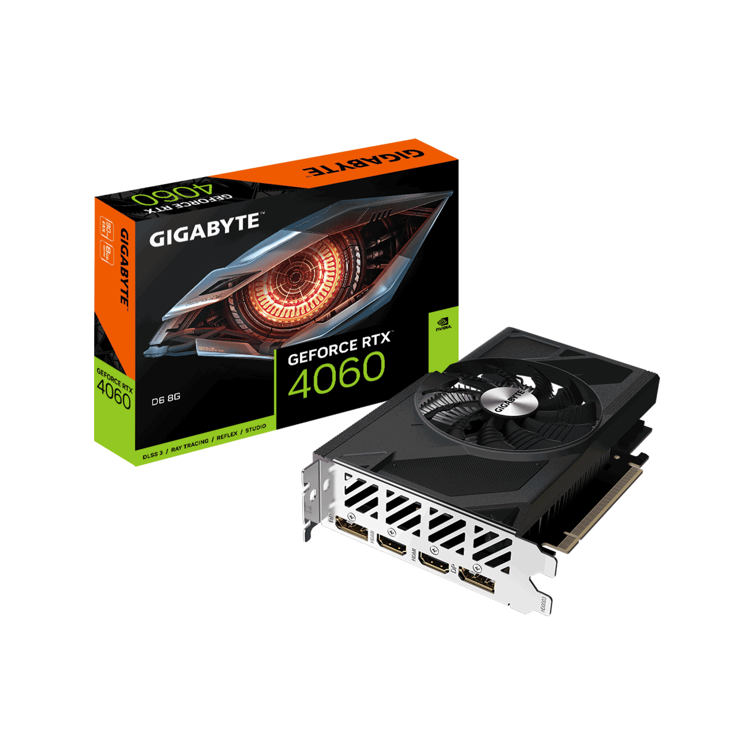 GIGABYTE(ギガバイト) NVIDIA GeForce RTX 4060 搭載 グラフィックボード GV-N4060D6-8GD