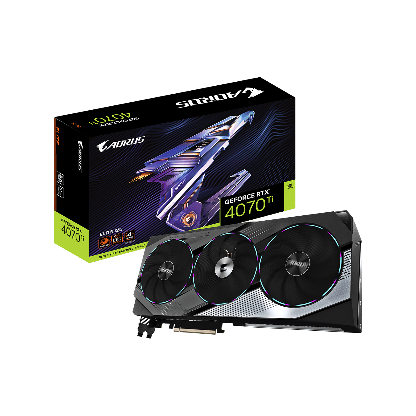 【販売終了】GIGABYTE(ギガバイト) NVIDIA GeForce RTX 4070 Ti 搭載 グラフィックボード GV-N407TAORUS E-12GD