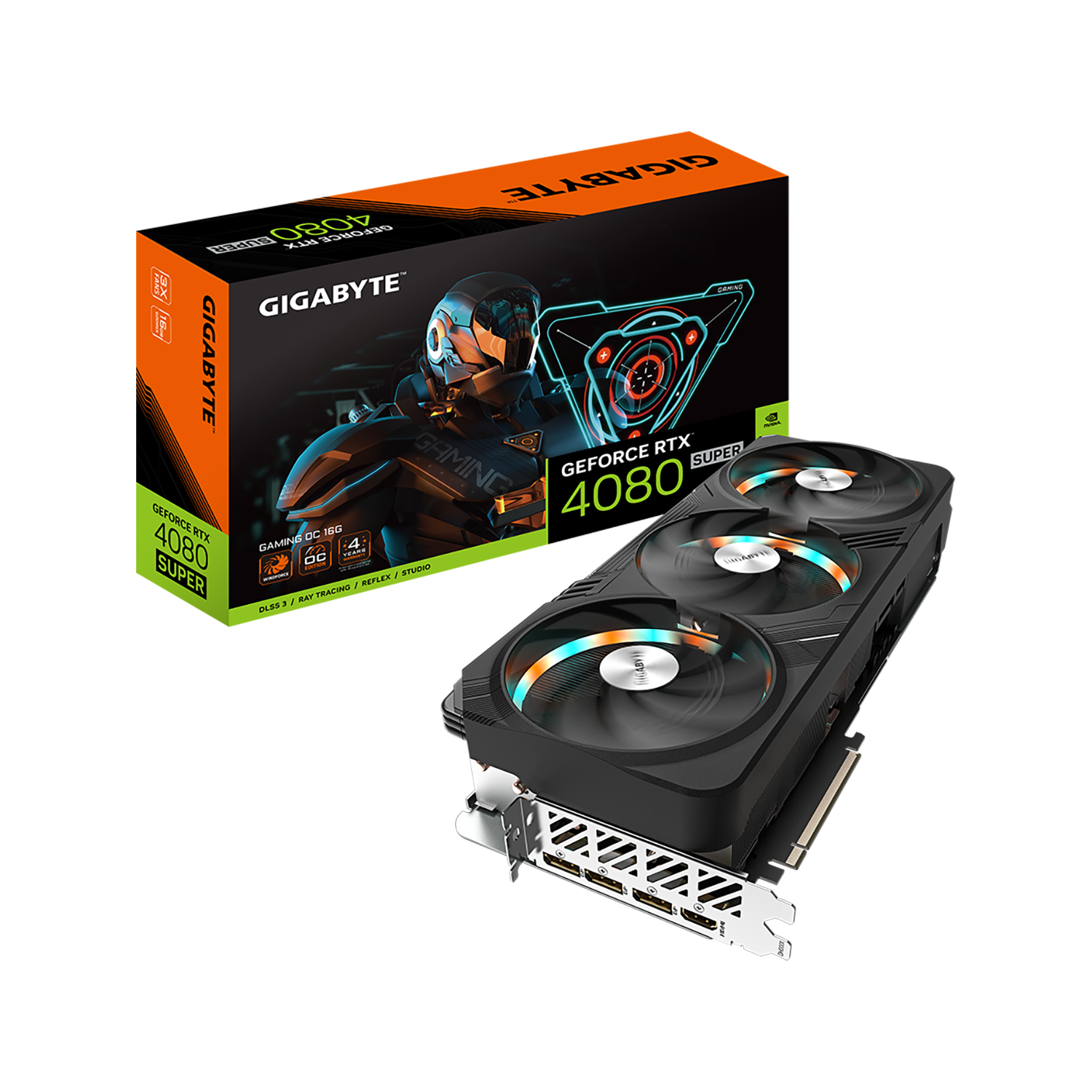GIGABYTE(ギガバイト) NVIDIA GeForce RTX 4080 Super 搭載 ゲーミングPC向け オーバークロック グラフィックボード GV-N408SGAMING OC-16GD