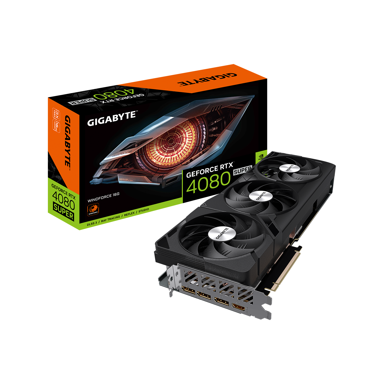 GIGABYTE(ギガバイト) NVIDIA GeForce RTX 4080 Super 搭載 グラフィックボード GV-N408SWF3V2-16GD