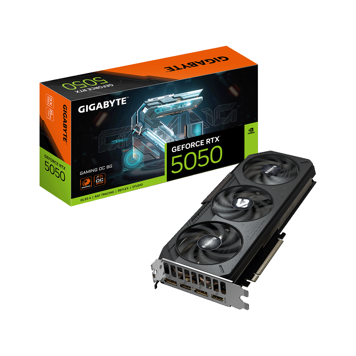GIGABYTE　NVIDIA GeForce RTX5050 GDDR6 8GBメモリ搭載　GV-N5050GAMING OC-8GD