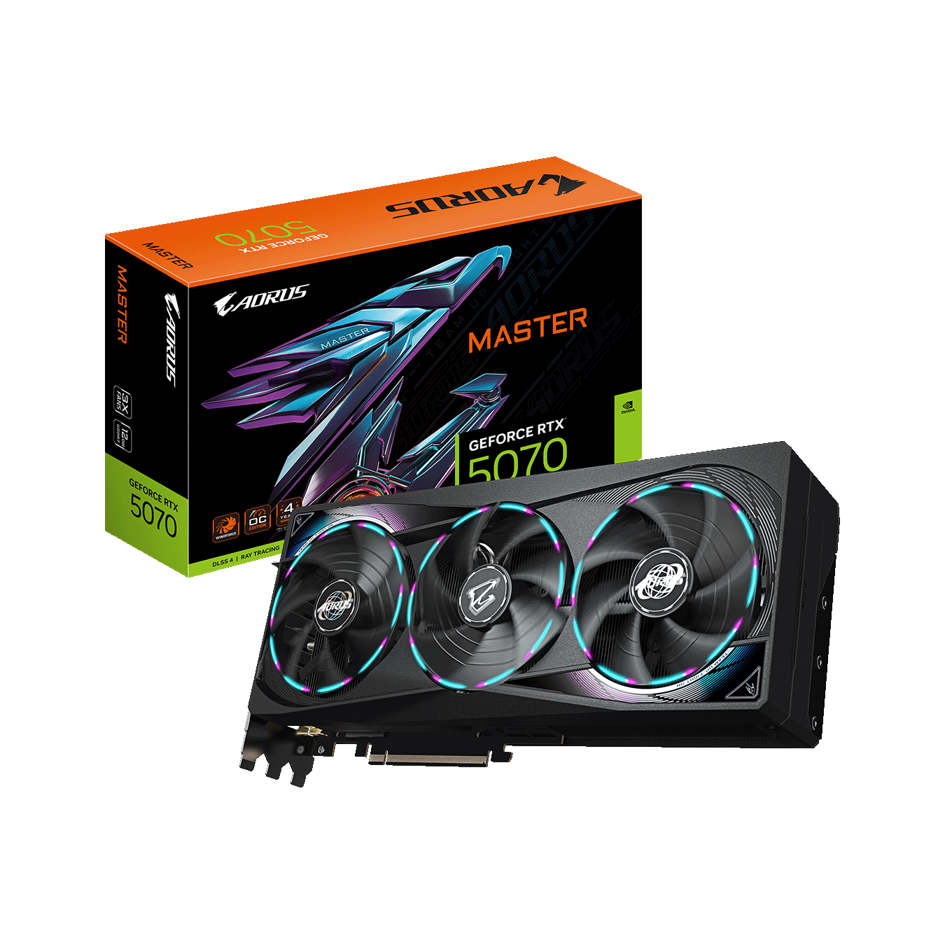 GIGABYTE　NVIDIA GeForce RTX5070 GDDR7 12GBメモリ搭載　GV-N5070AORUS M-12GD