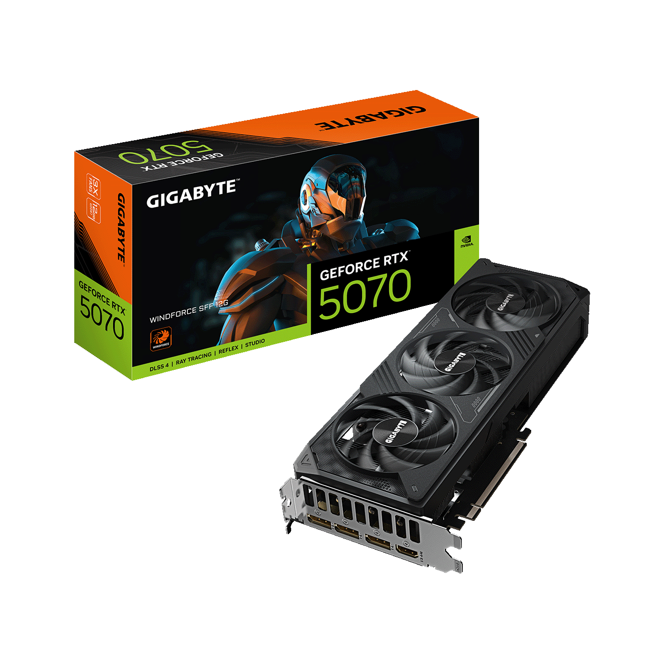 GIGABYTE(ギガバイト) NVIDIA GeForce RTX 5070 搭載 グラフィックボード GV-N5070WF3-12GD