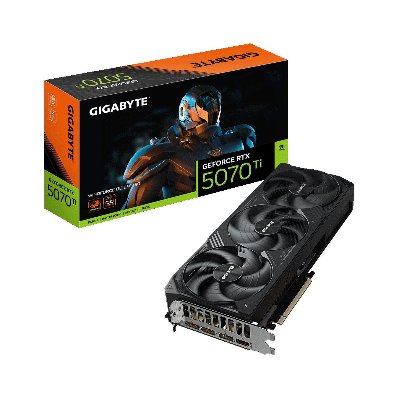 GIGABYTE(ギガバイト) NVIDIA GeForce RTX 5070 Ti 搭載 オーバークロック グラフィックボード GV-N507TWF3OC-16GD