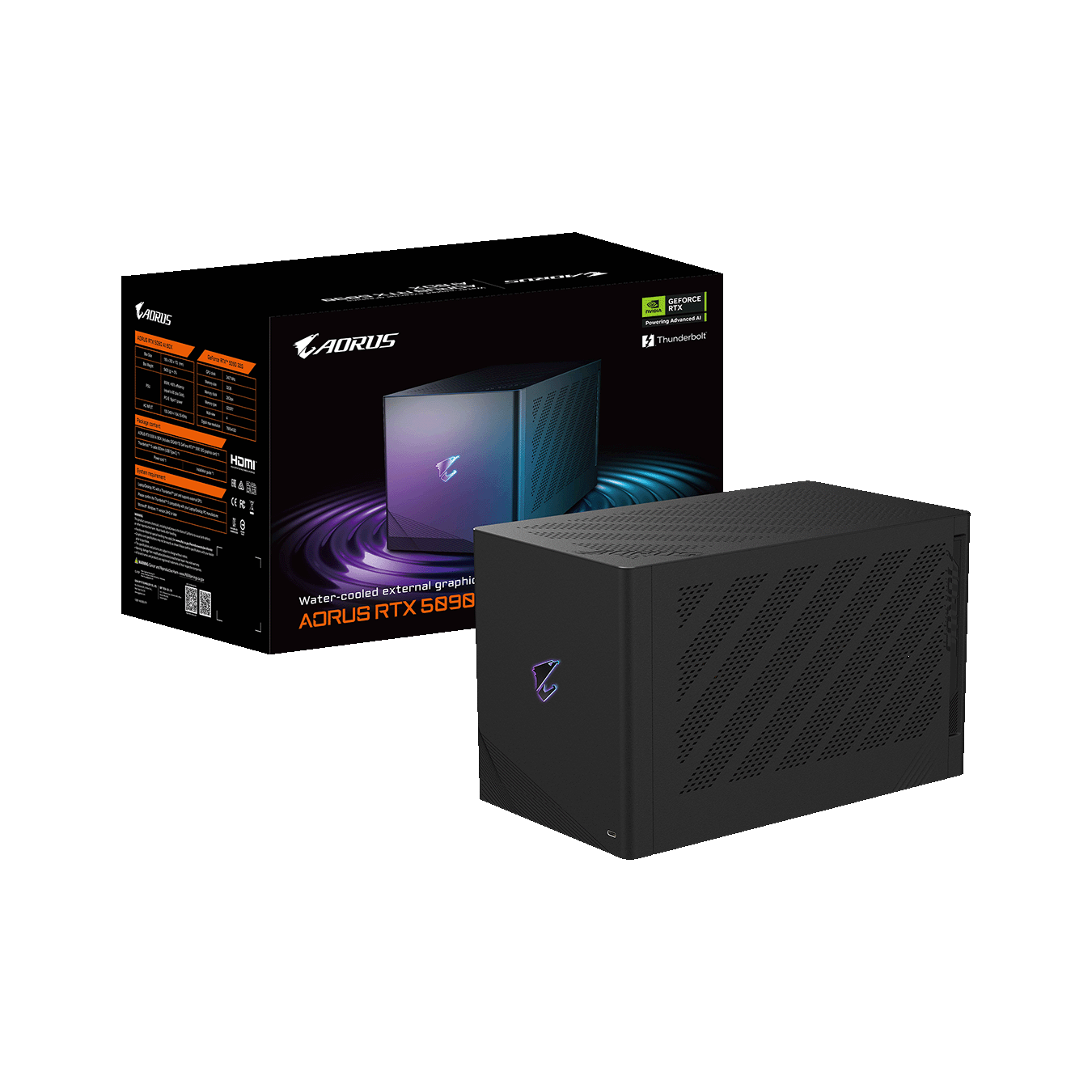 NVIDIA GeForce RTX5090 GDDR7 32GBメモリ搭載 外付けVGA BOX　GV-N5090IXEB-32GD