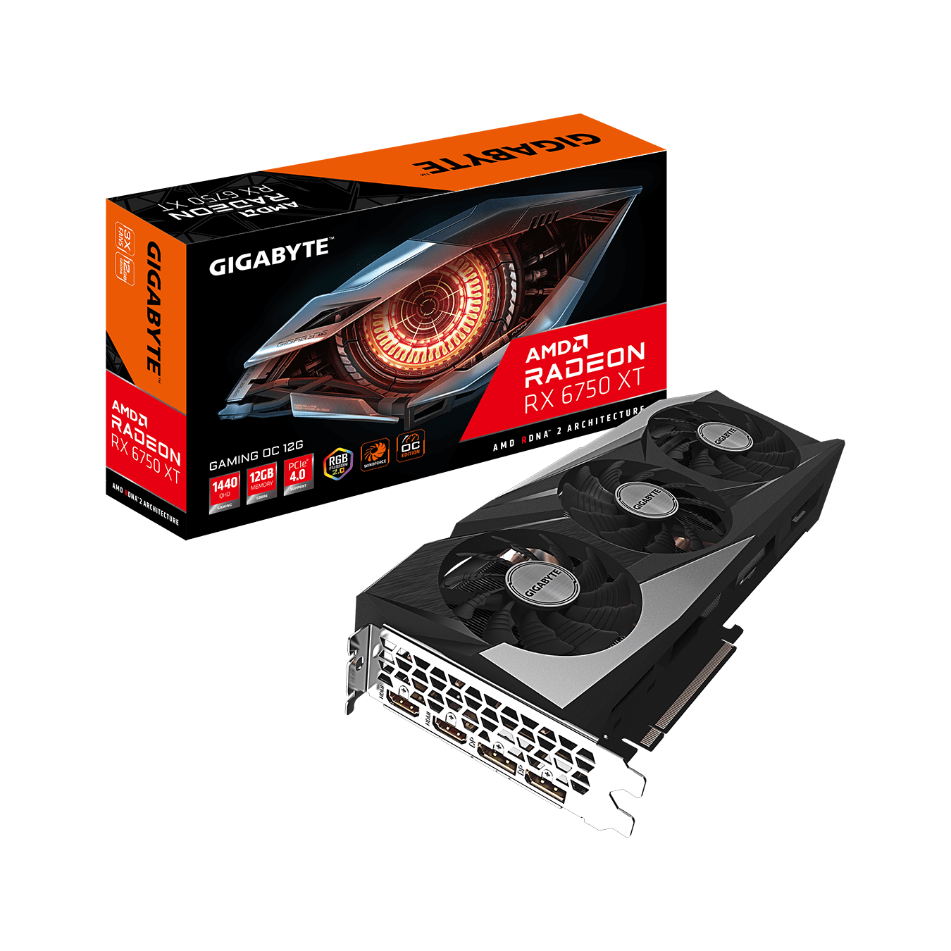 Gigabyte Radeon RX 7600 XT GAMING OC 16G GV-R76XTGAMING OC-16GD