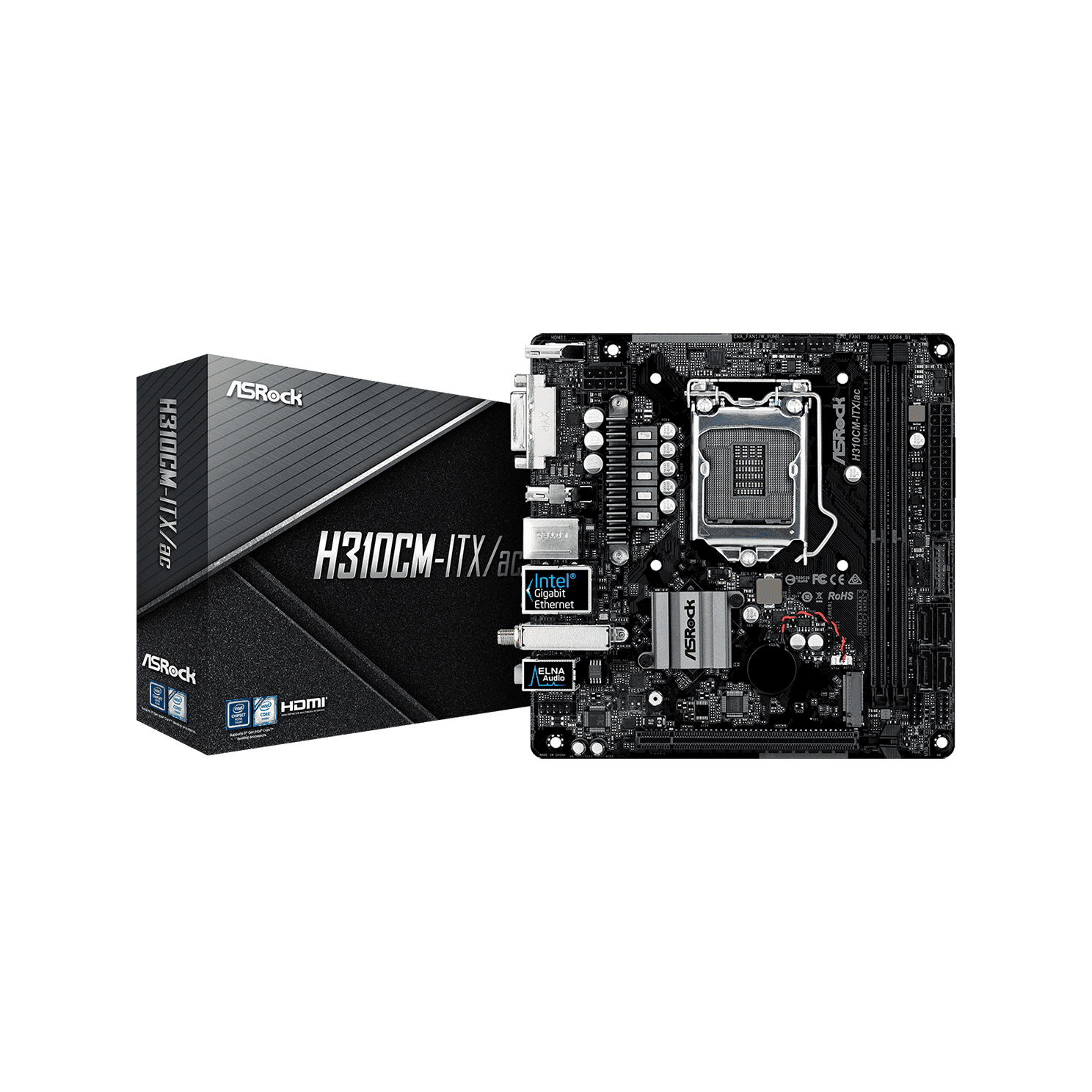 ASRock　H310CM-ITXac　Mini-ITXマザボ　新品 激安！