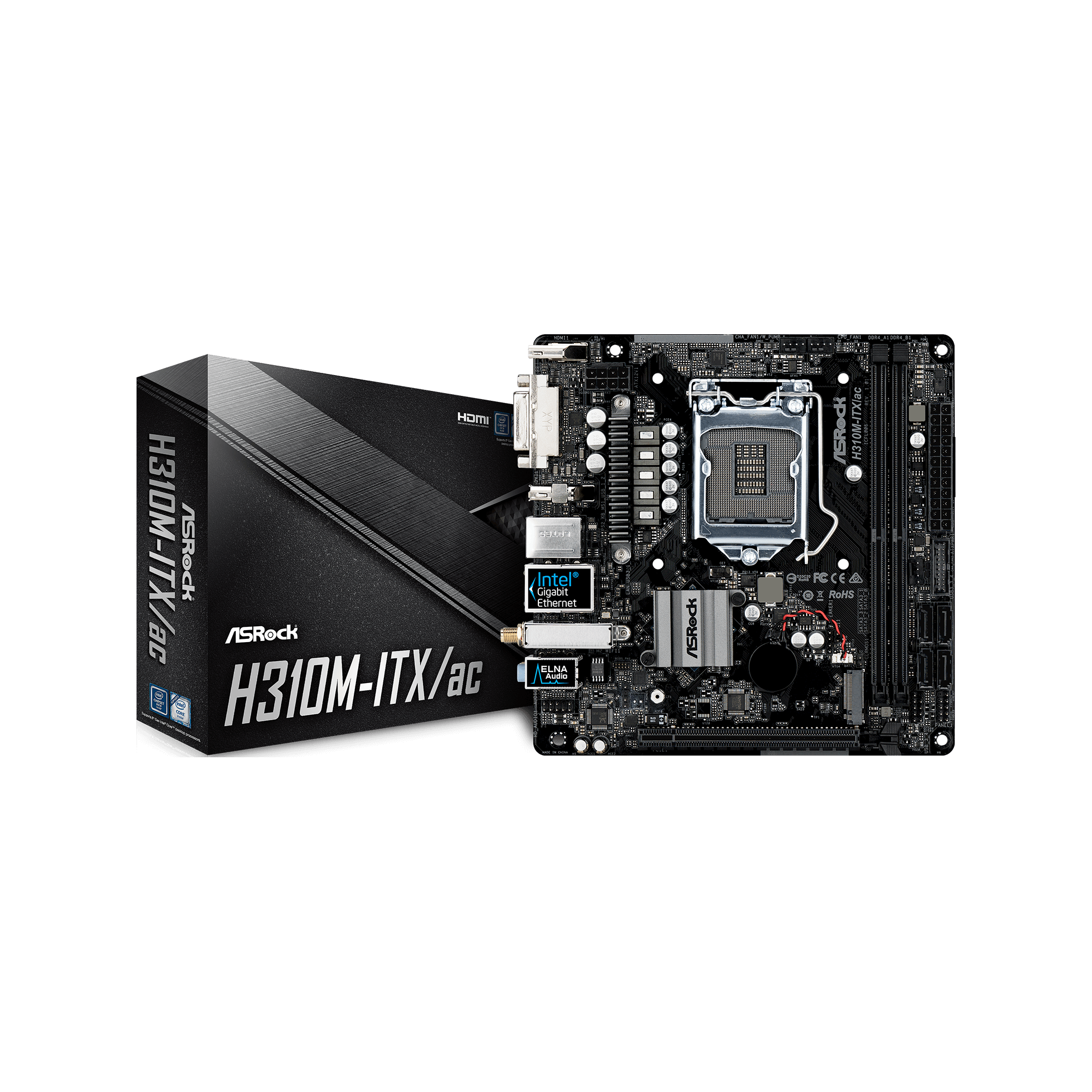 H310M-ITX/ac | ASRock(アスロック) LGA1151 Intel H310 MiniITX ...