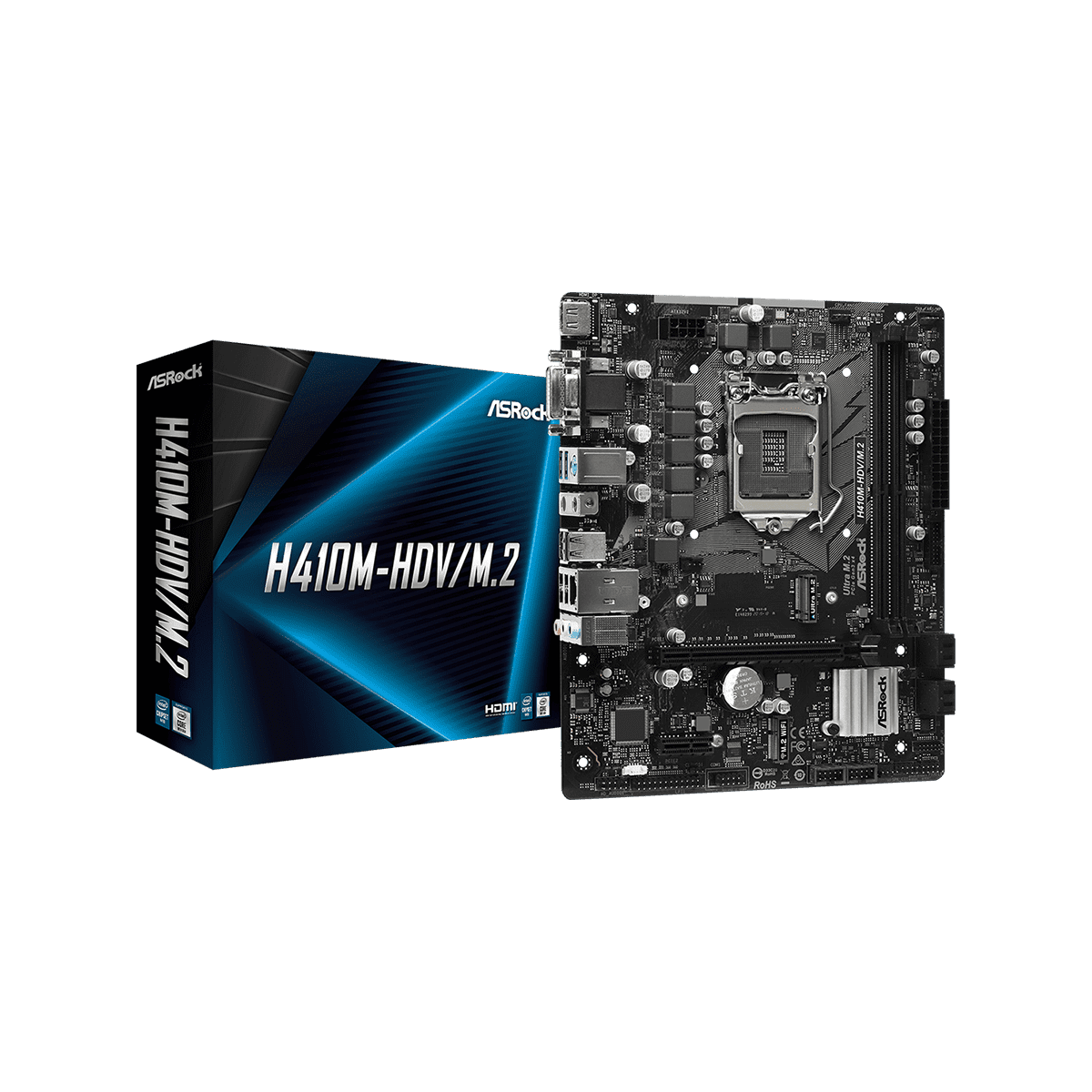 ASRock Intel H310チップ搭載 Micro ATX マザーボード H310CM-HDV/M.2