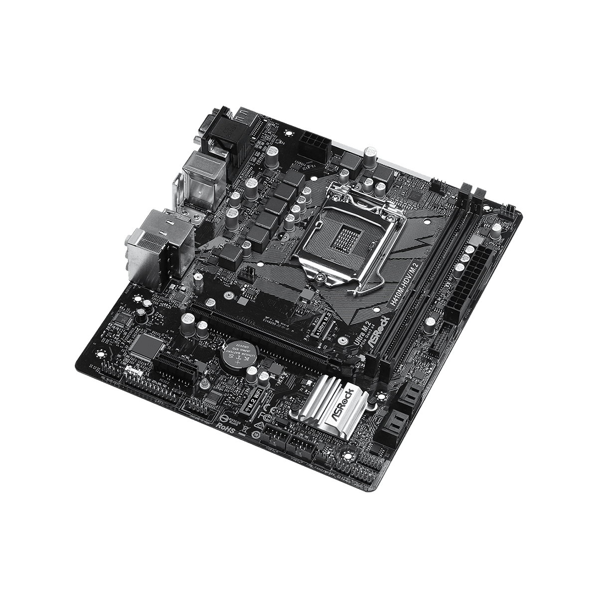ASRock H310M-HDV/M.2 Desktop Motherboard - Intel H310