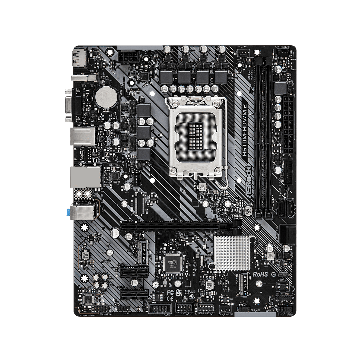 H610M-HDV/M.2 | ASRock(アスロック) LGA 1700 Intel H610 Micro ATX