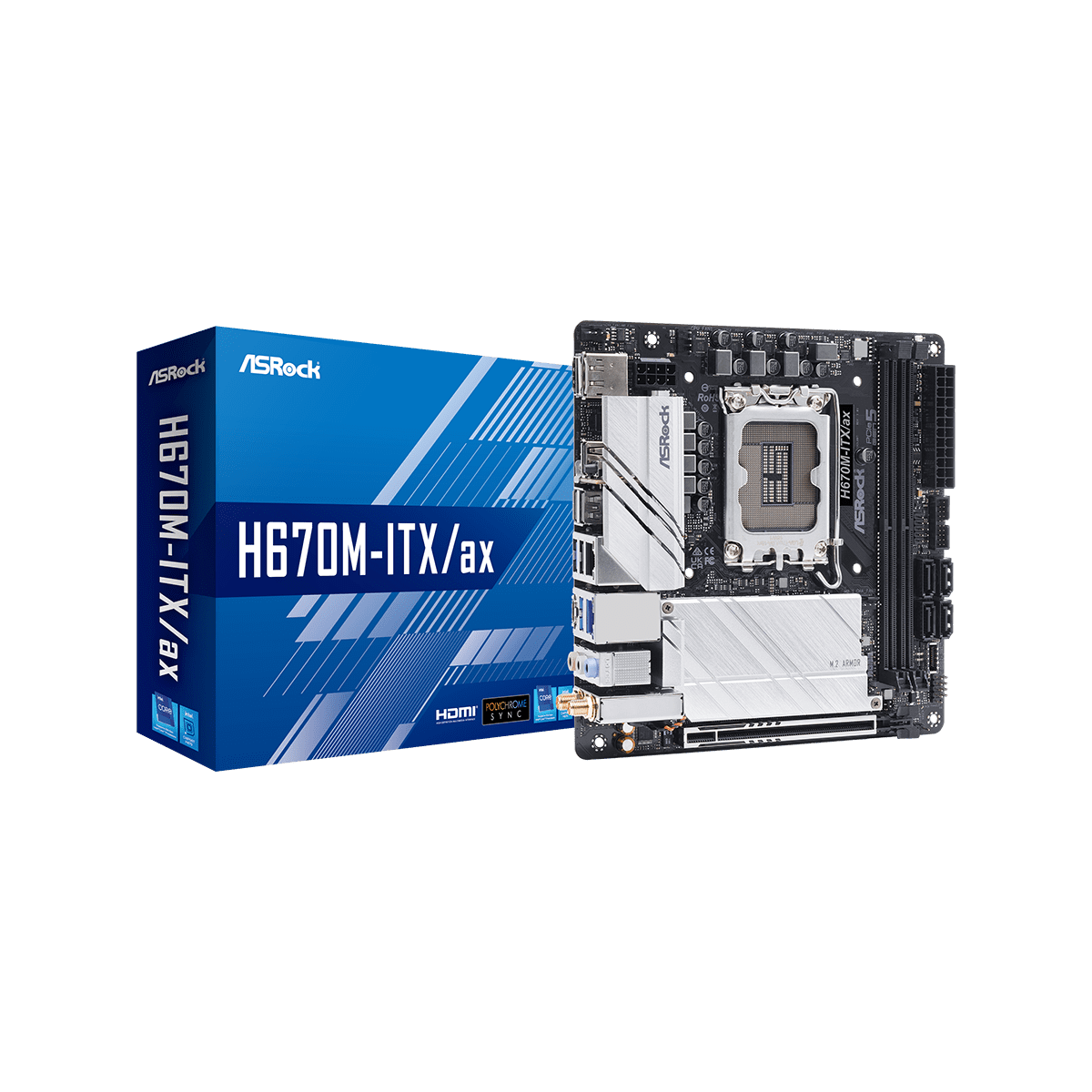 H670M-ITX/ax | ASRock(アスロック) LGA 1700 Intel H670 Mini-ITX 