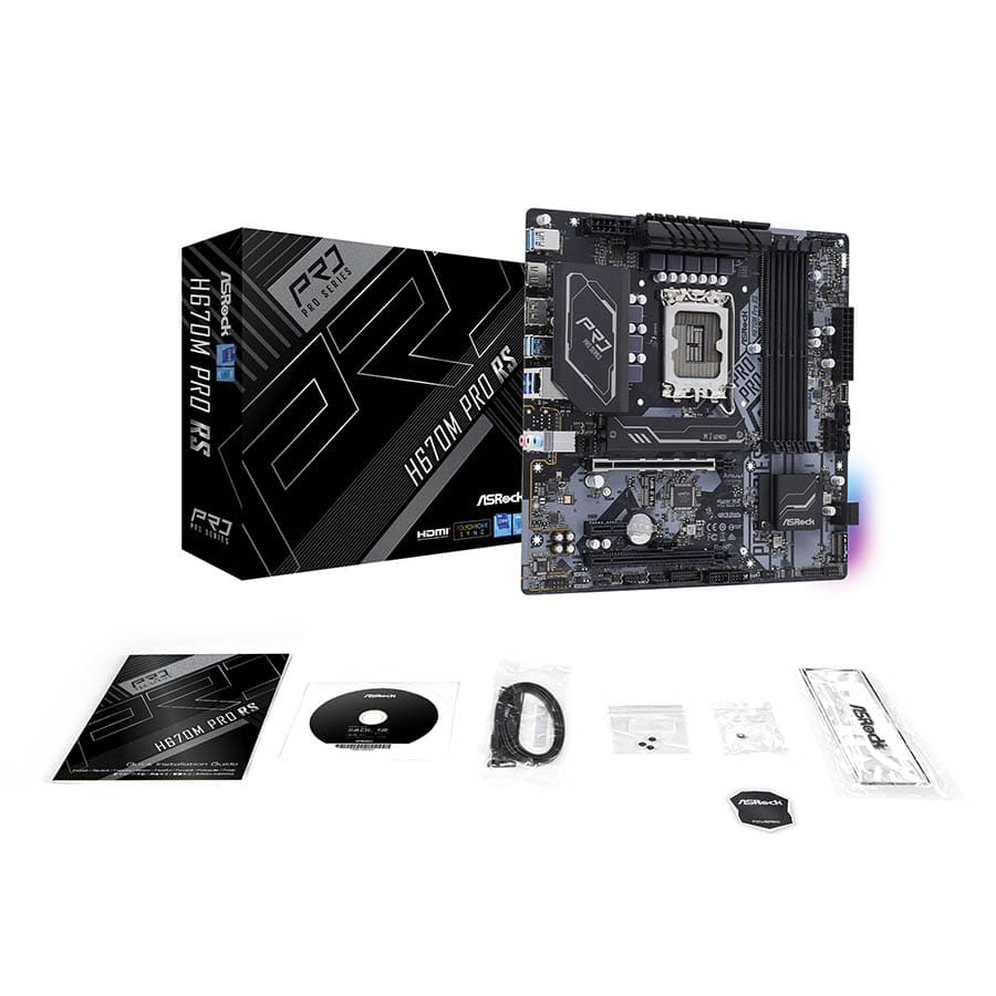 宅配便配送 LGA ASRock(アスロック) | RS Pro H670M 1700 Micro H670 Intel マザーボード