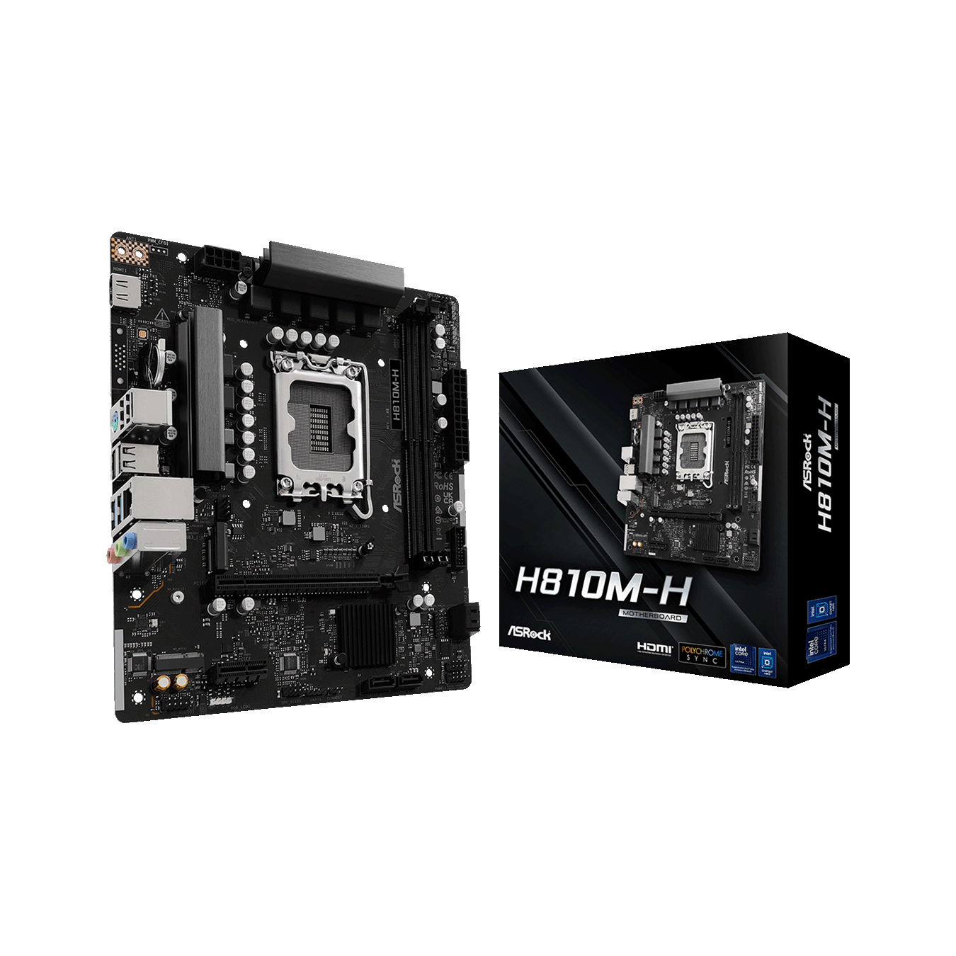 H810M-H | H810M-H | ASRock(アスロック) LGA1851 Intel H810 MicroATX