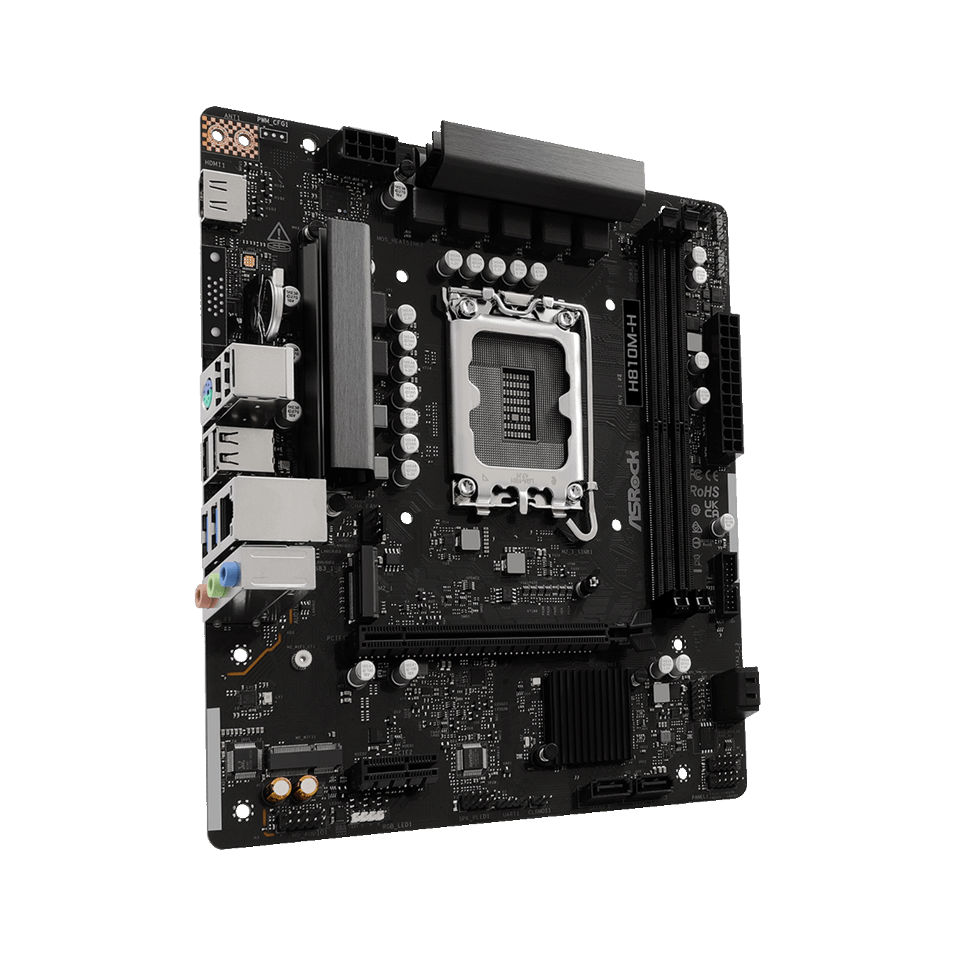 H810M-H | H810M-H | ASRock(アスロック) LGA1851 Intel H810 MicroATX