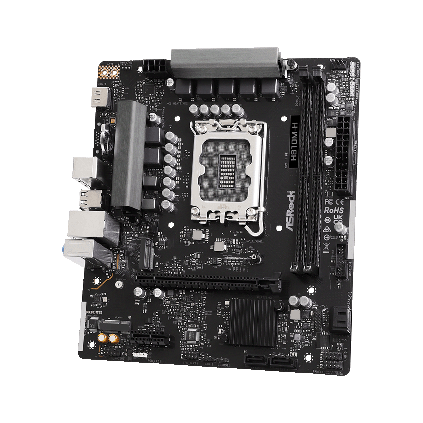 H810M-H | H810M-H | ASRock(アスロック) LGA1851 Intel H810 MicroATX