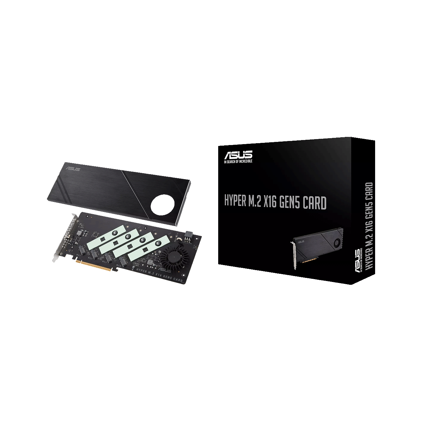 ASUS (エイスース) M.2 NVMe SSD x4 増設ボード HYPER M.2 X16 GEN5 CARD