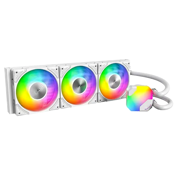 Montech (モンテック) HyperFlow ARGB 360シリーズ オールインワン簡易水冷CPUクーラー (ARGBトリプルファン・ホワイト) HyperFlow ARGB 360 (W)