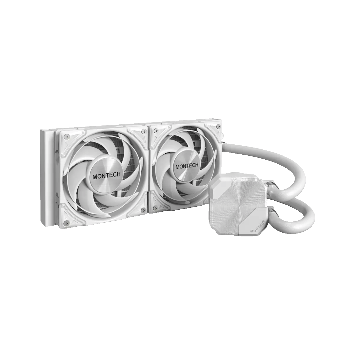 プ*a様 MONTECH 240mm 水冷クーラー ホワイト HyperFlow SILENT 240 (W) | HyperFlow SILENT 240 (W