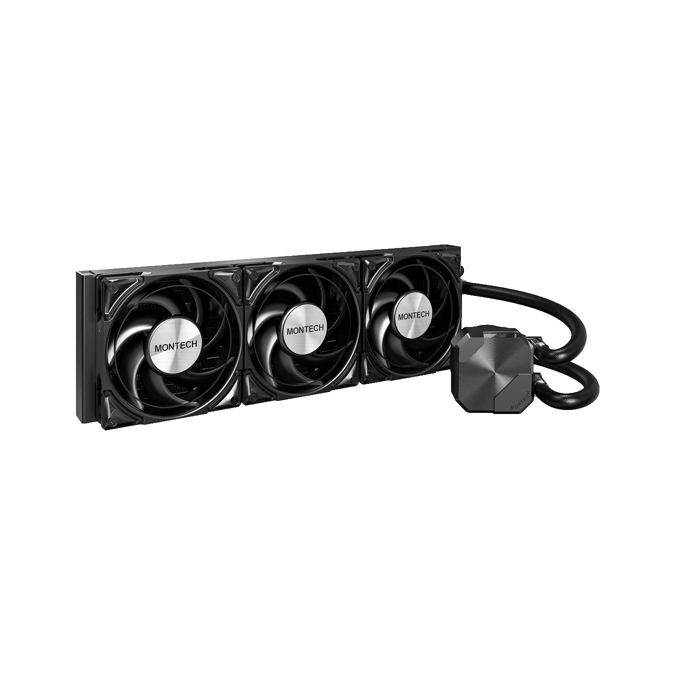 【未使用品】MONTECH 360mm簡易水冷 Montech(モンテック)から、オールインワン簡易水冷CPUクーラーを