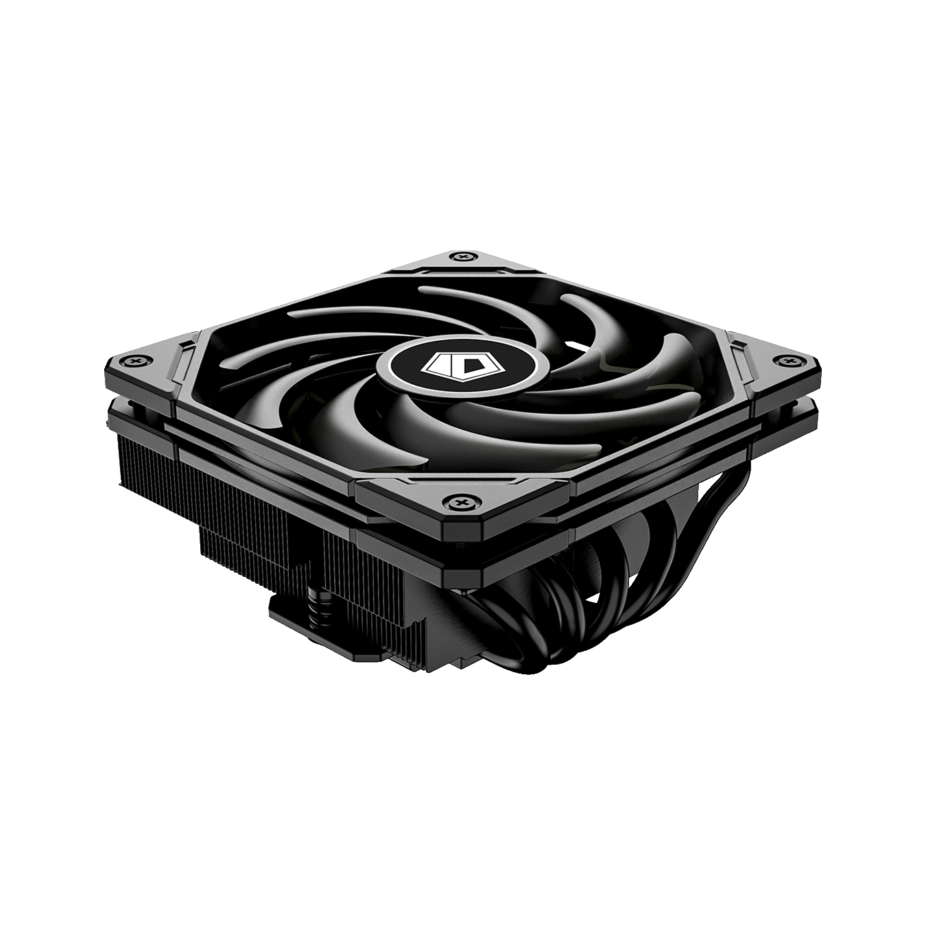 ID-COOLING　高さ55mm　スリムパソコン向け 6mm ヒートパイプ5本搭載　IS-55 BLACK