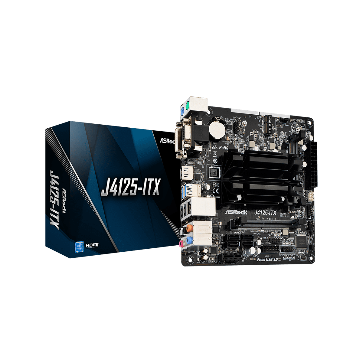 J4125-ITX | ASRock(アスロック) Intel J4125搭載 Mini-ITX 