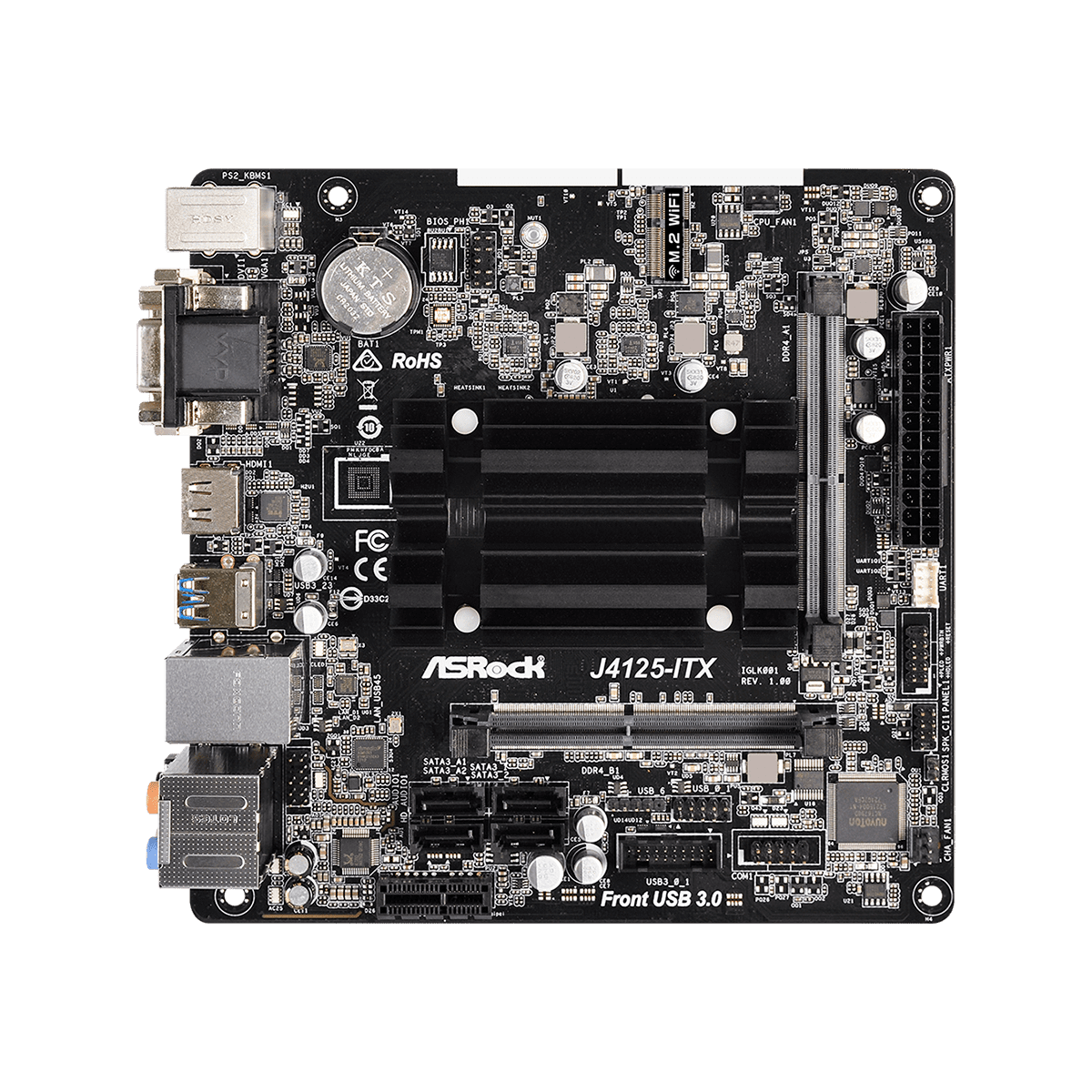 J4125-ITX | ASRock(アスロック) Intel J4125搭載 Mini-ITX