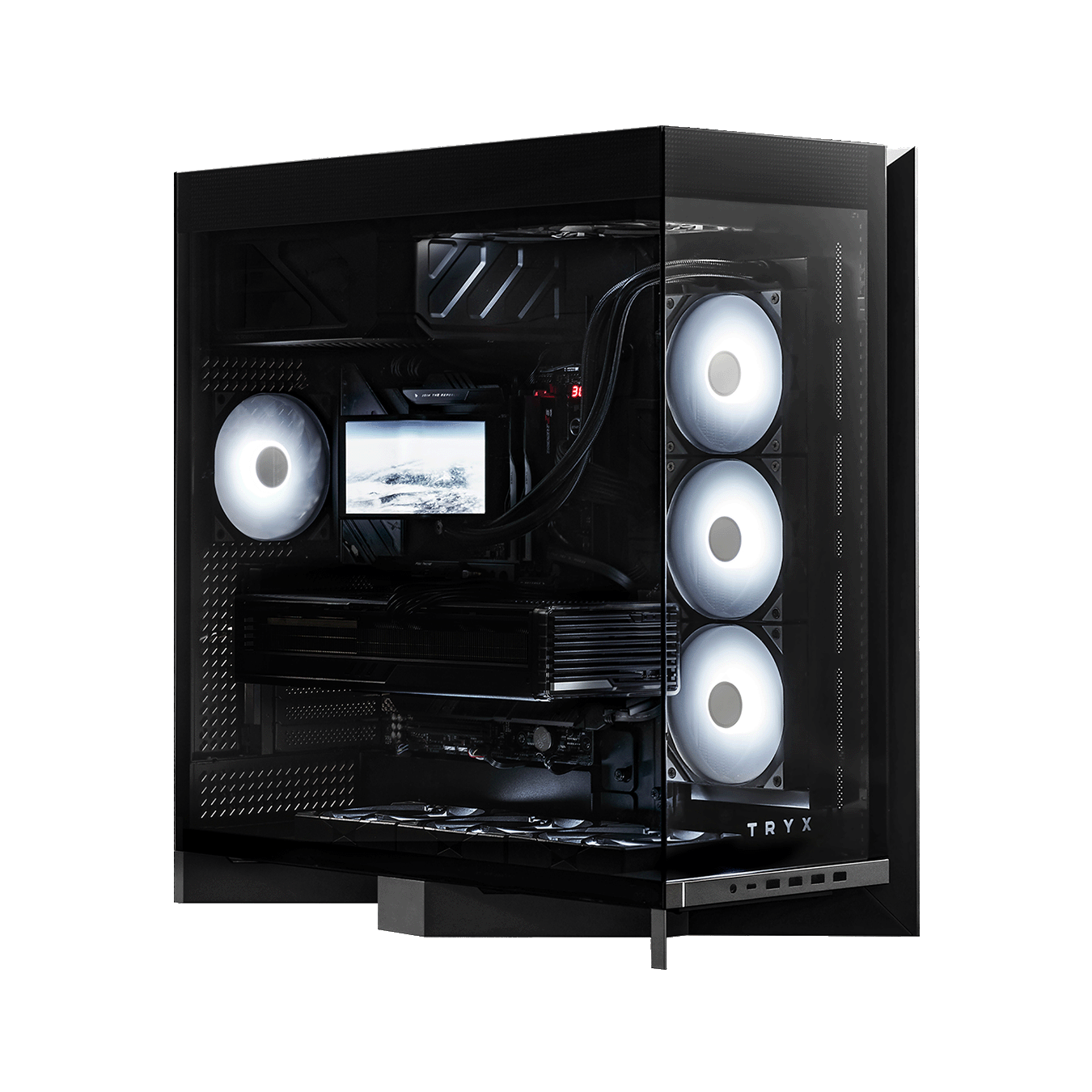 TRYX LUCA L70 Midtower Case Black　C-L700N-NN0H-G0K