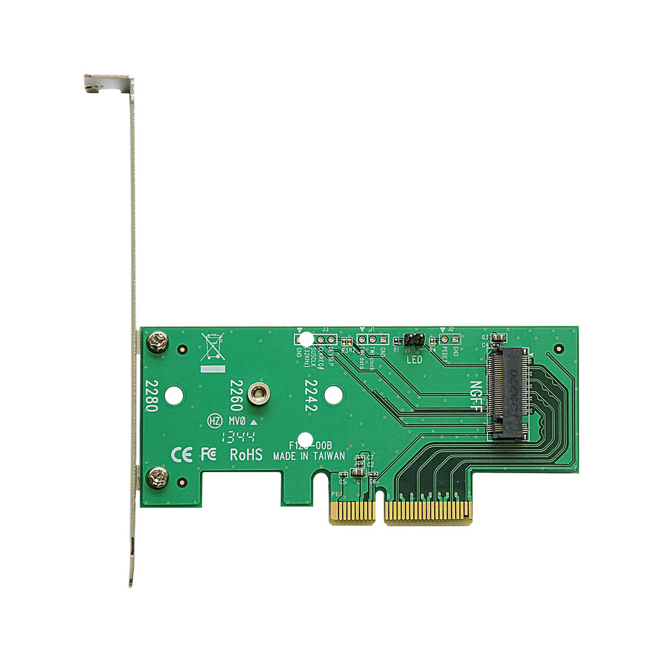 M.2 SSD(NGFF) to SATA3 変換アダプター基板