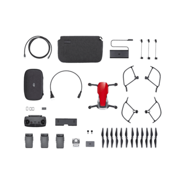 MAVIC AIR FLY MORE COMBO-FR | DJI MAVIC AIR(レッド) + 便利な付属品