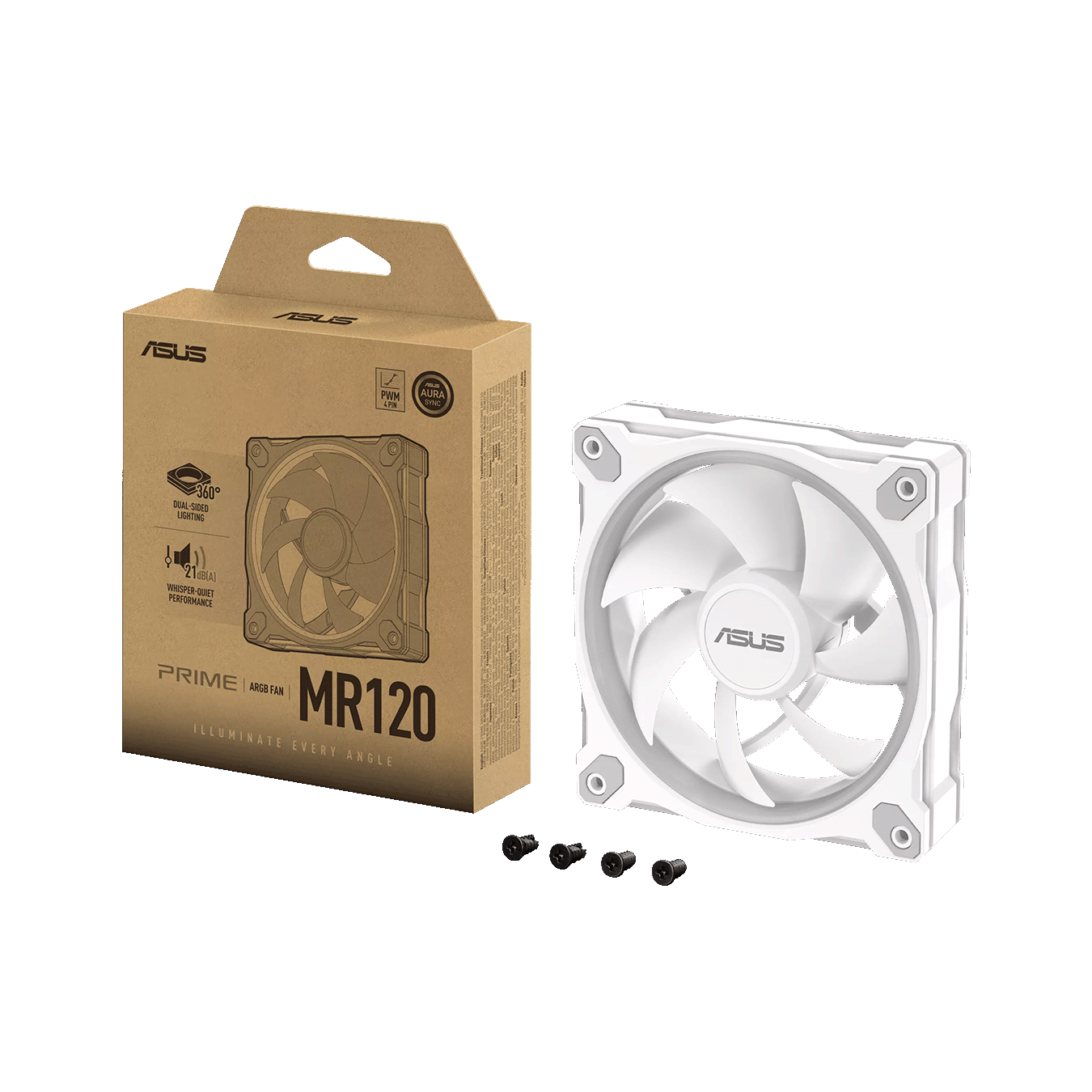 MR120 ARGB FAN WHITE | MR120 ARGB FAN WHITE | ASUS (エイスース