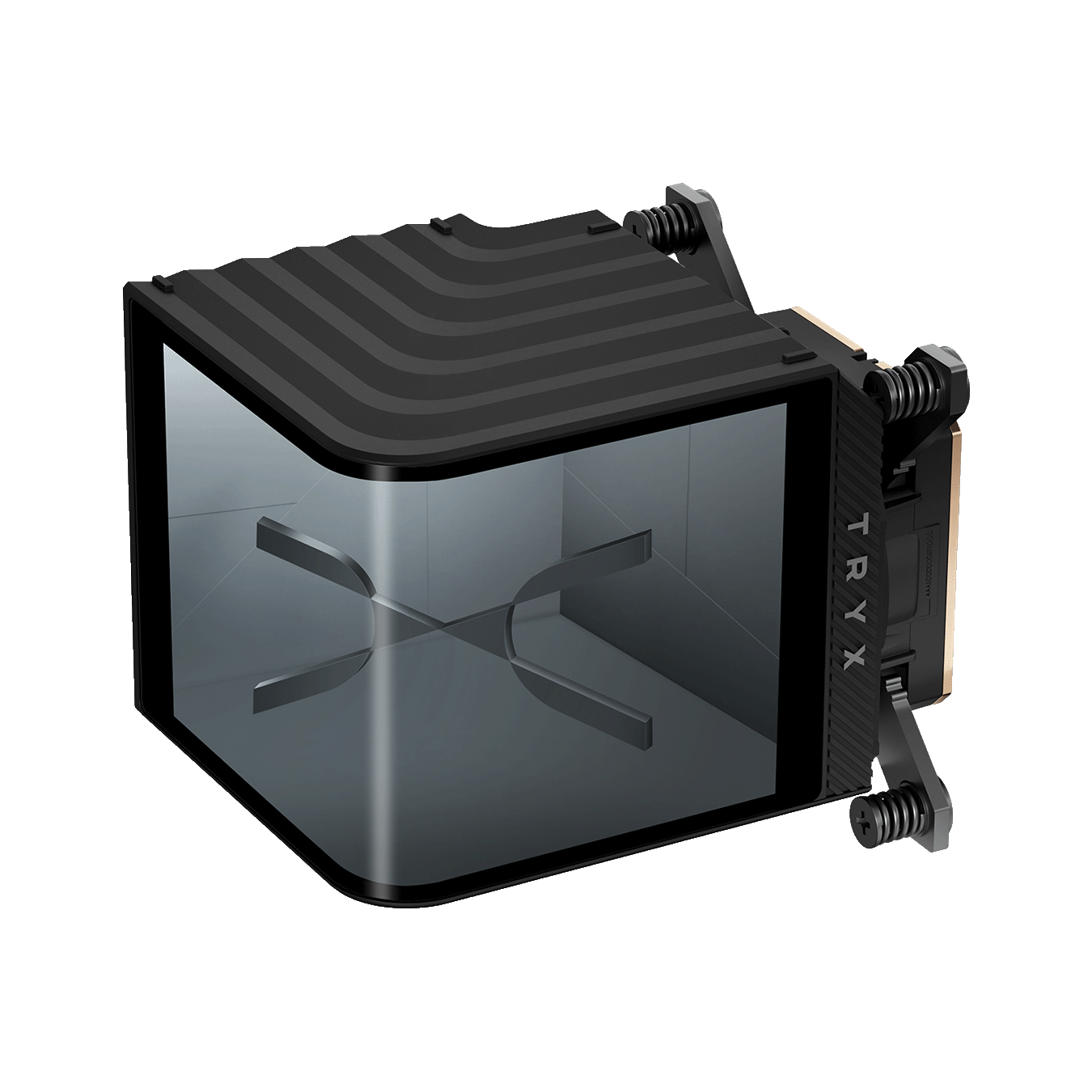 TRYX (トライエックス) PANORAMA WB シリーズ 6.67インチ 曲面 AMOLED搭載 ウォーターブロック (ブラック) L-P0CL-DS0M-G0K