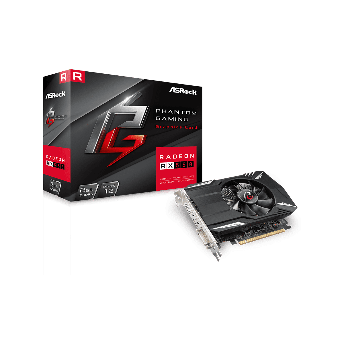 Phantom G R RX550 2G | ASRock Radeon RX 550 搭載 グラフィック