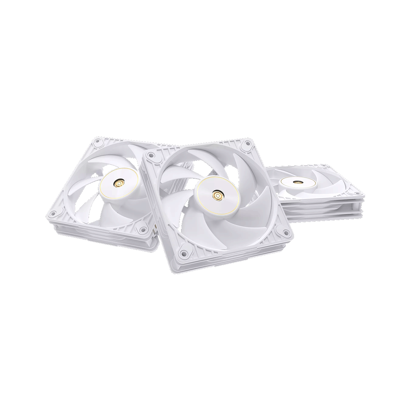 ASUS (エイスース) ProArt PF120 PWM シリーズ 28mmフレーム 120mm 静音 PCケースファン (3個パック・ホワイト) PROART PF120 FAN PWM WHITE 3IN1