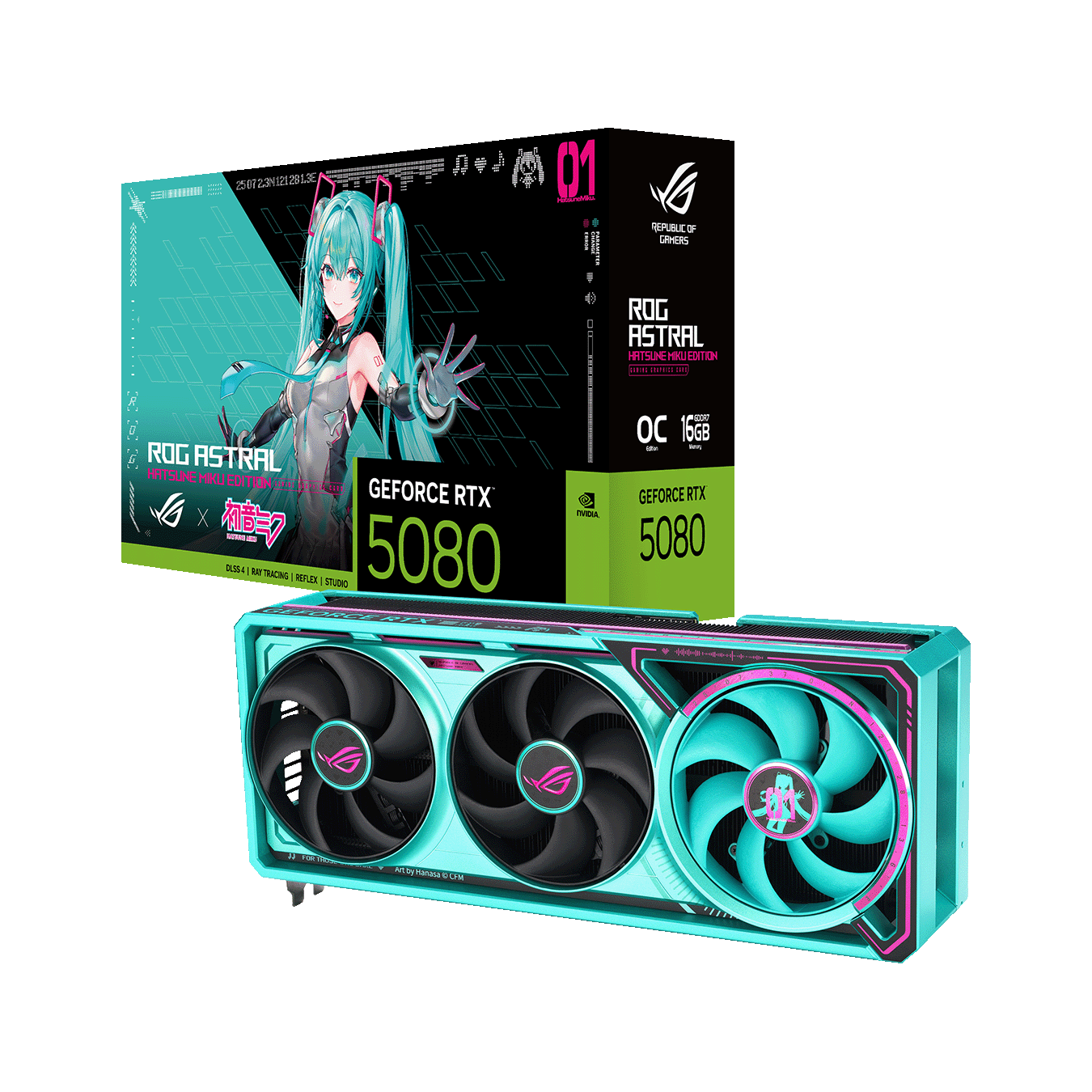 ROG-ASTRAL-RTX5080-O16G-MIKU-W | ROG-ASTRAL-RTX5080-O16G-MIKU-W