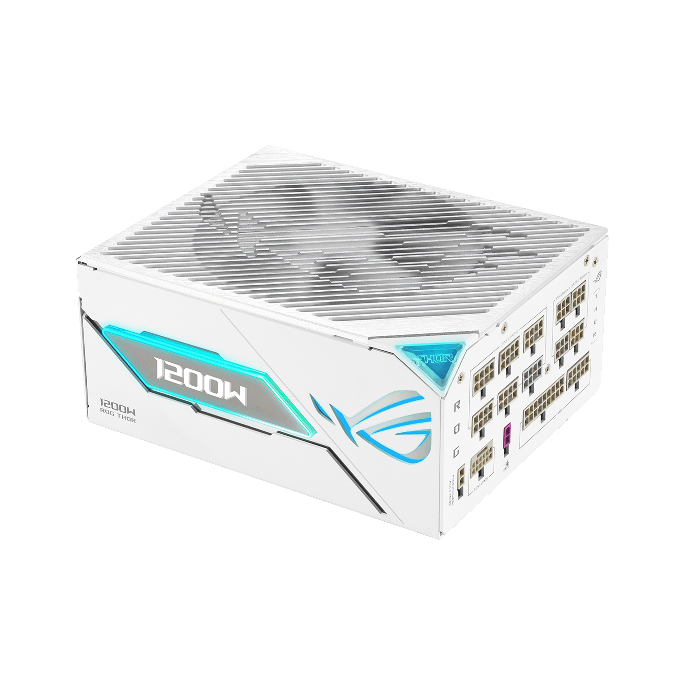 ASUS (エイスース) 80PLUS PLATINUM ATX電源 ROG-THOR-1200P3-WHITE-GAMING