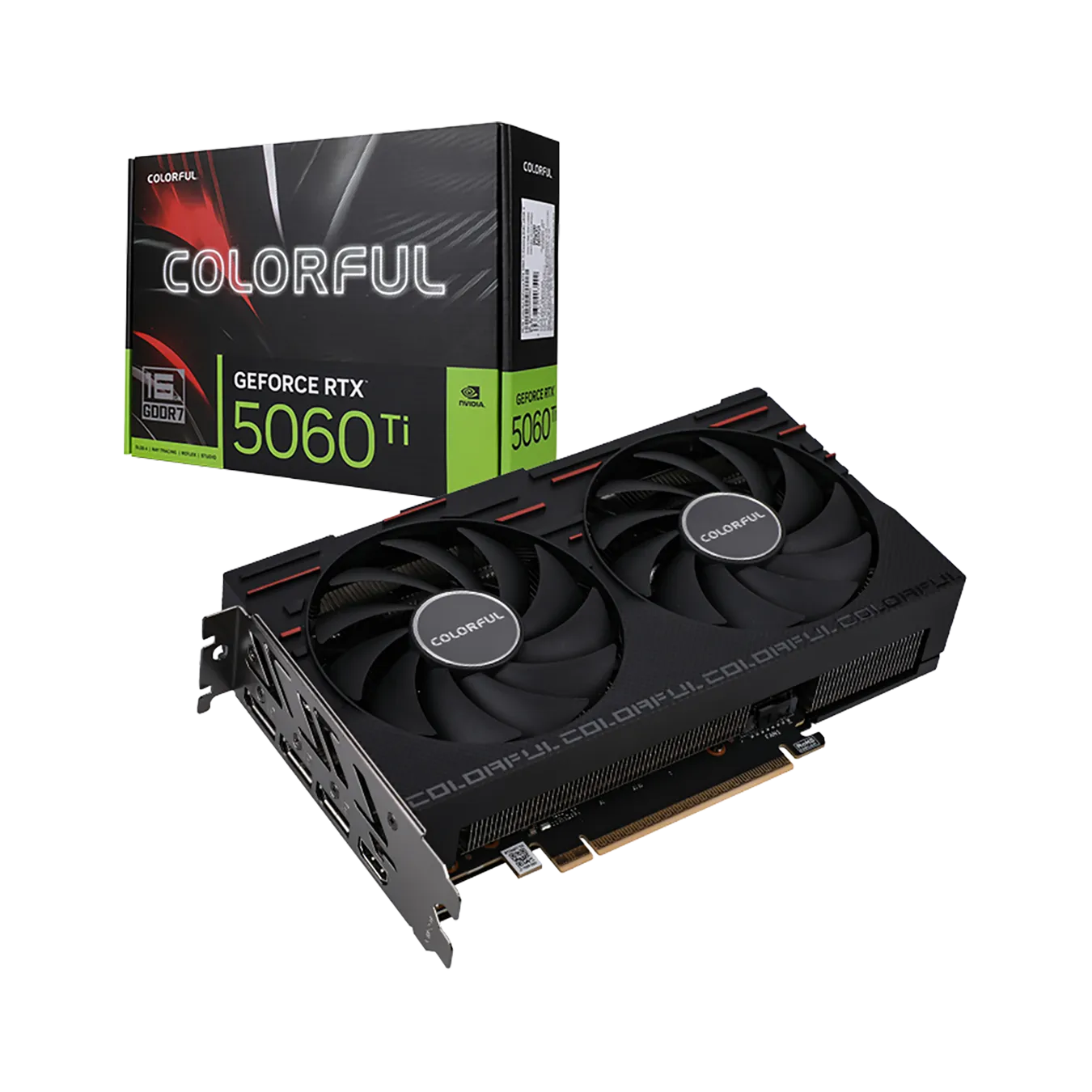 Colorful GeForce RTX 5060 Ti Gaming DUO 16GB-V　RTX5060Ti Gaming DUO 16GB-V