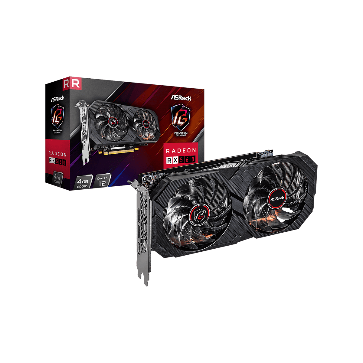 RX560 PGE 4G | ASRock Radeon RX 560 搭載 グラフィックボード | CFD
