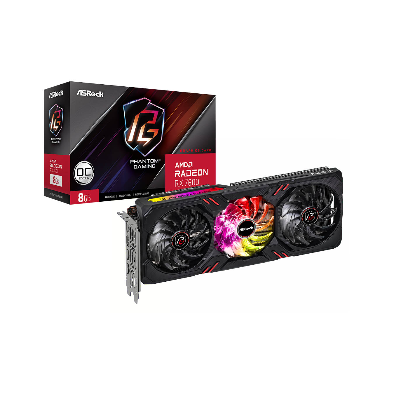 RX7600 PG 8GO | ASRock(アスロック) Radeon RX 7600 搭載 グラフィックボード | CFD販売株式会社 CFD  Sales INC.