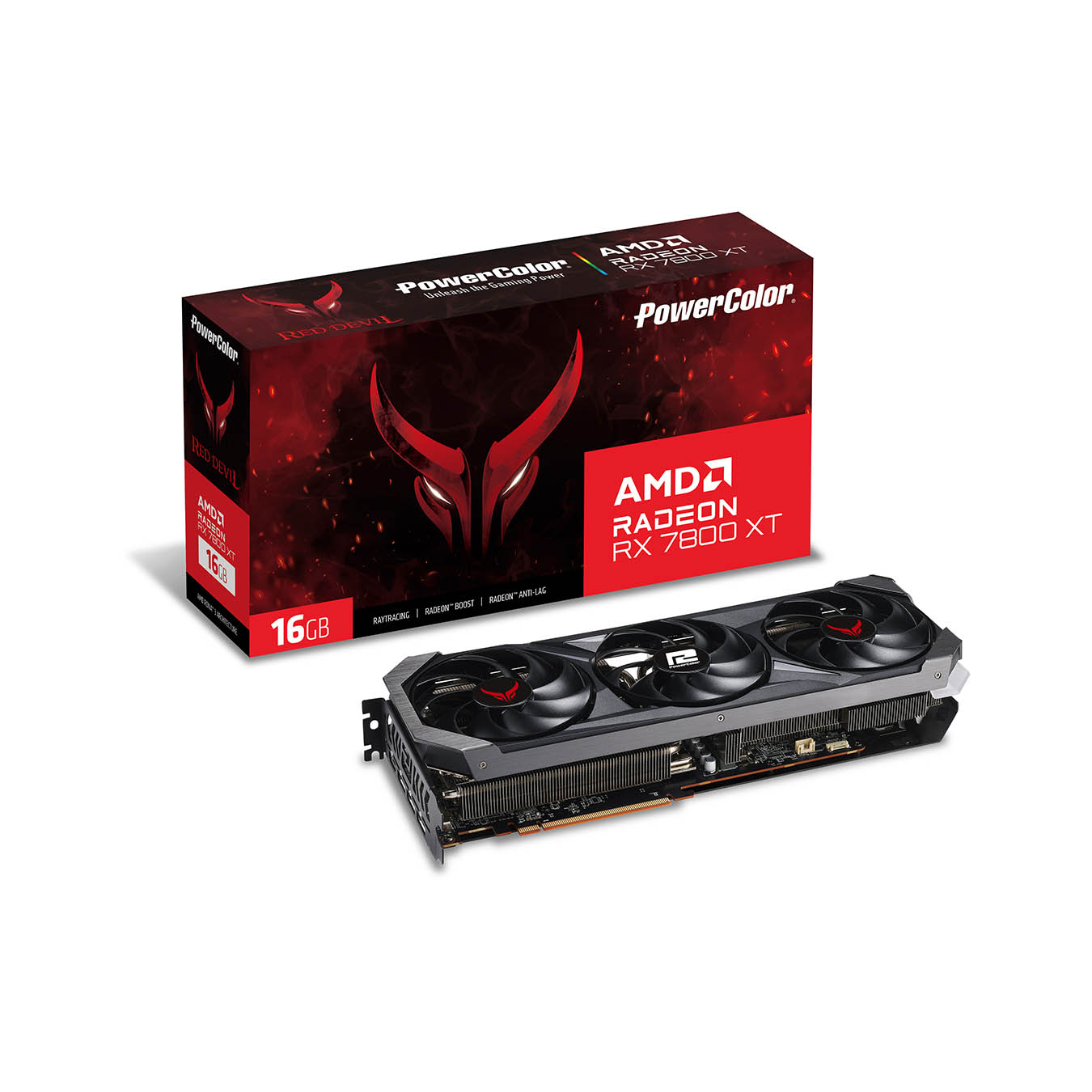 PowerColor(パワーカラー) Radeon RX 7800 XT 搭載 オーバークロック グラフィックボード RX7800XT 16GB-E/OC