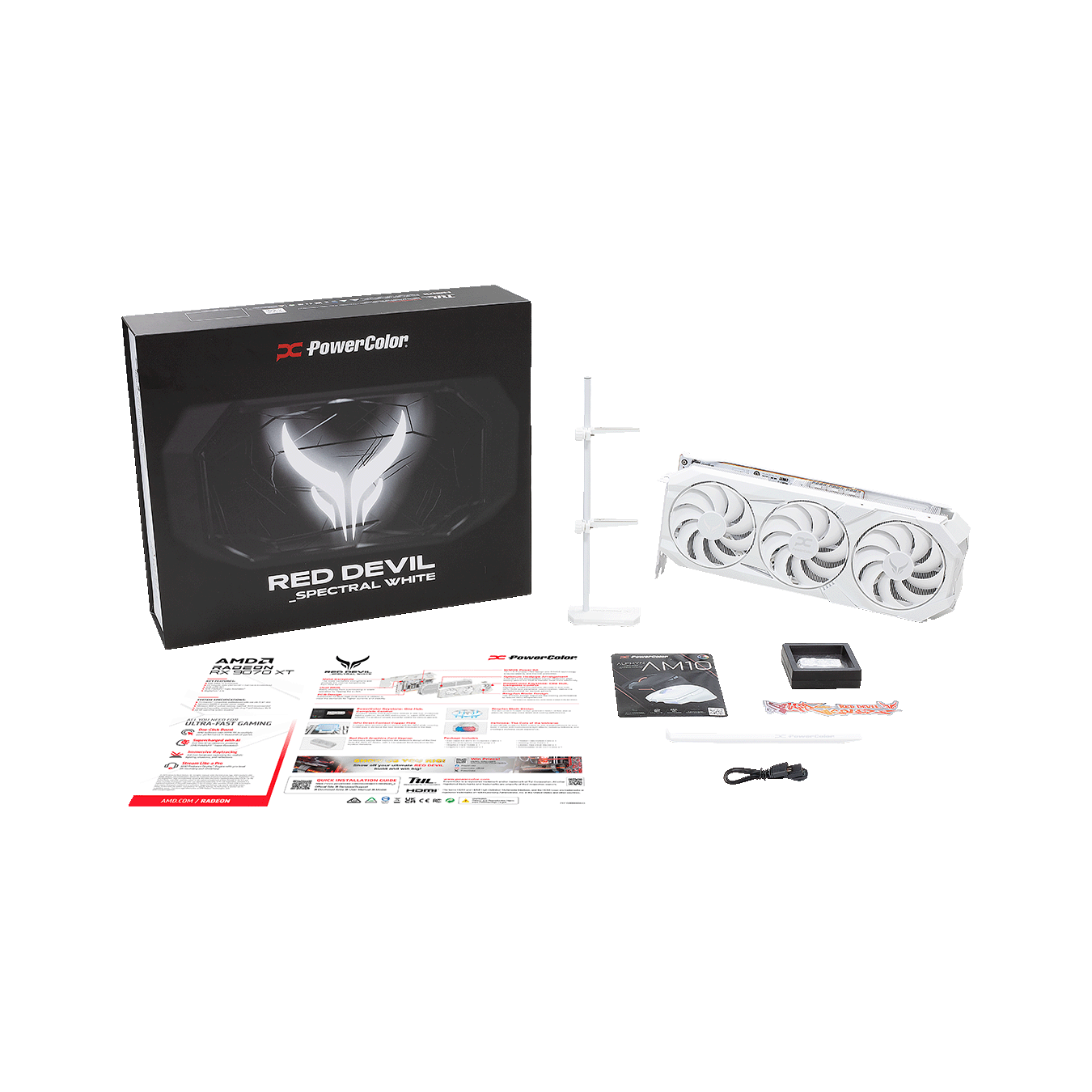 RX9070XT 16G-E/OC/WHITE | RX9070XT 16G-E/OC/WHITE RX9070XT 16G-E/OC/WHITE | RX9070XT 16G-E/OC/WHITE